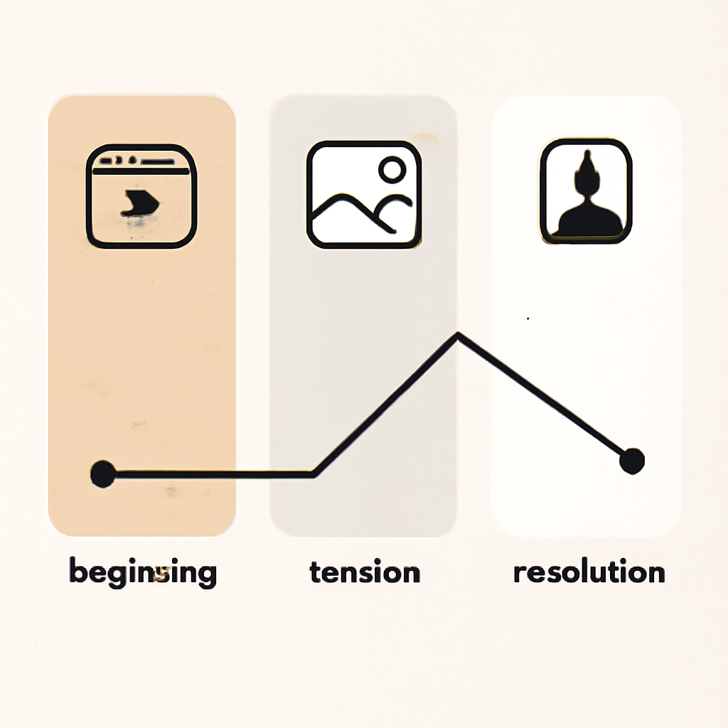 Estrutura de 3 atos para iniciantes: como comparar formatos (Reels, carrossel e Stories) sem perder a narrativa