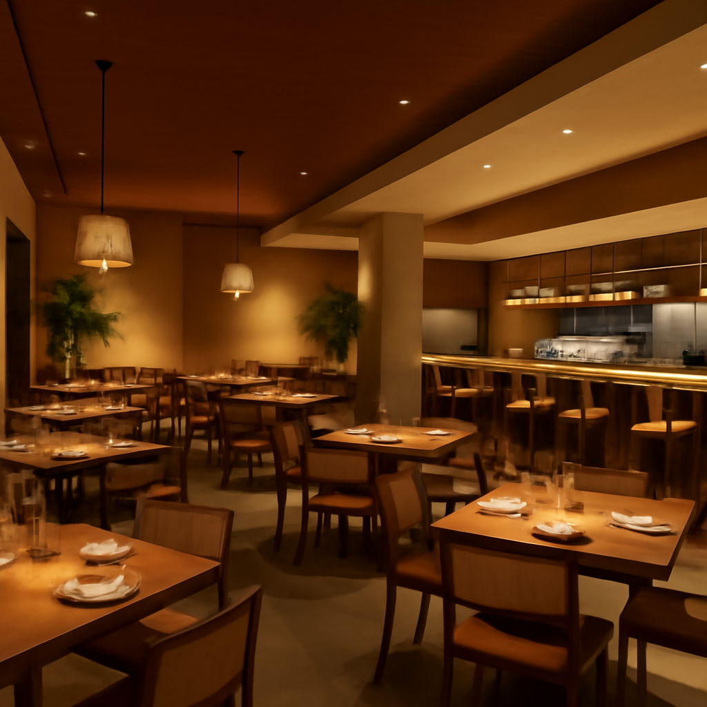 Layout de restaurante sem achismo: como comparar fluxos, cozinha e salão antes de investir