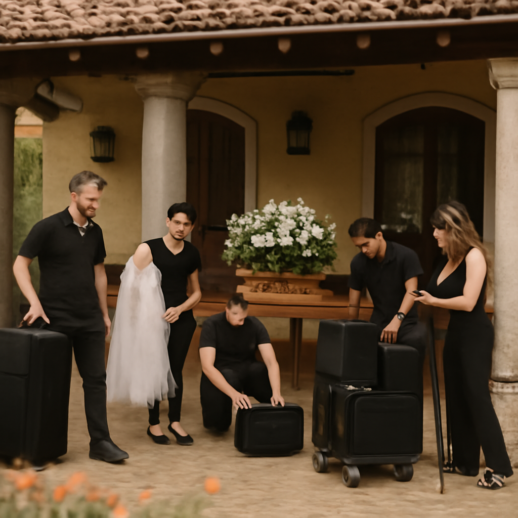 Fornecedores em alta performance: a infraestrutura que faz a equipe render em um local para casamento grande